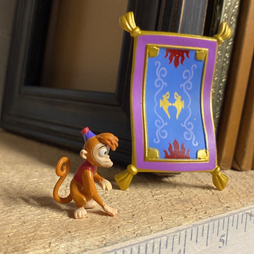 Disney Tiny Abu figure and Magic Carpet